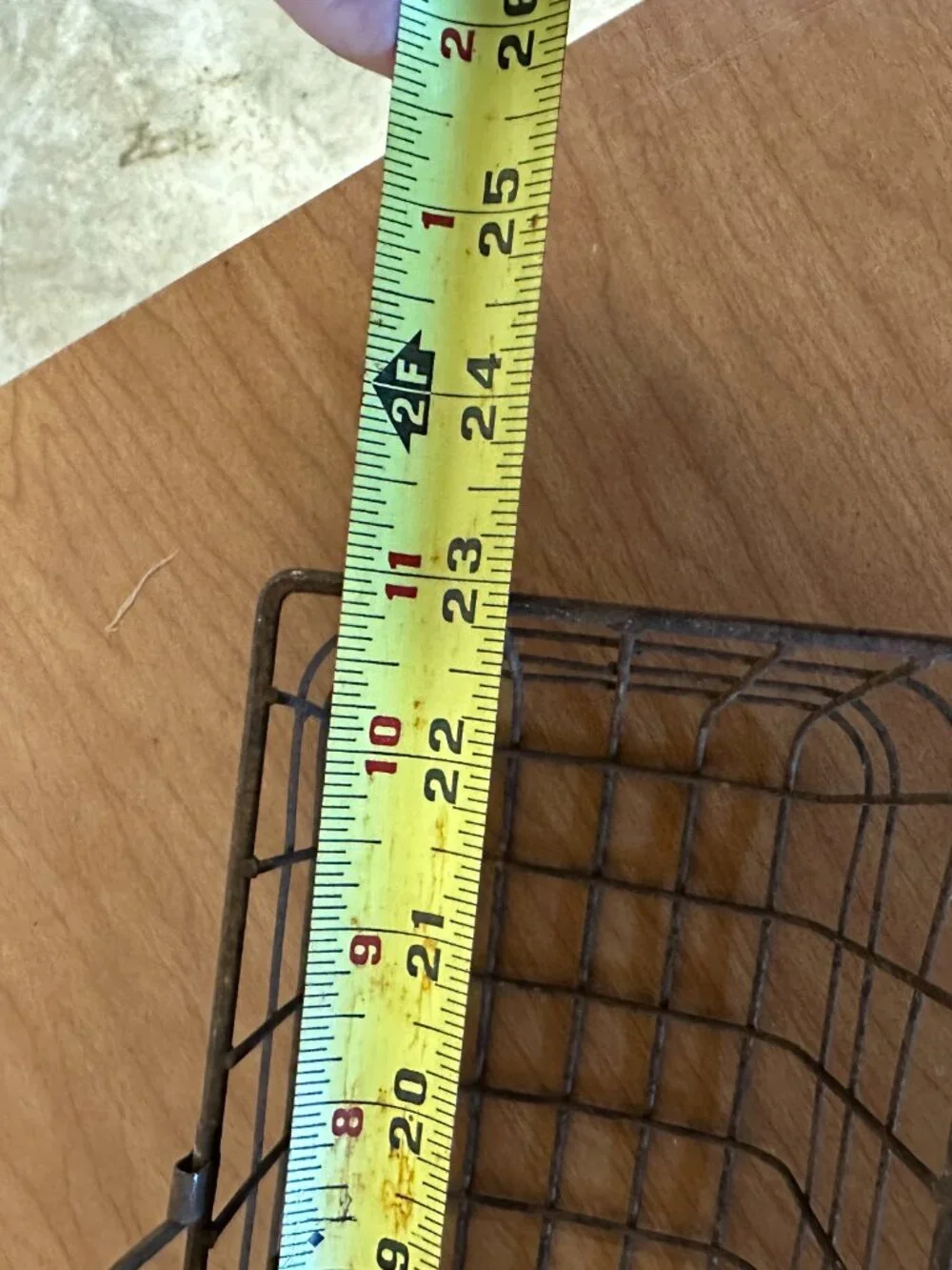 Vintage Long Wire Basket